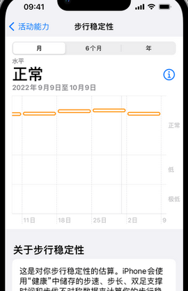 缙云iPhone手机维修如何在iPhone开启'步行稳定性通知'