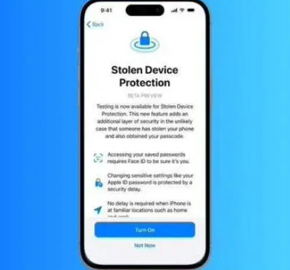 缙云苹果授权维修店分享被盗设备保护功能开启方法 